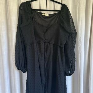 Arula/A Beautiful Soul - Black Polka Dress